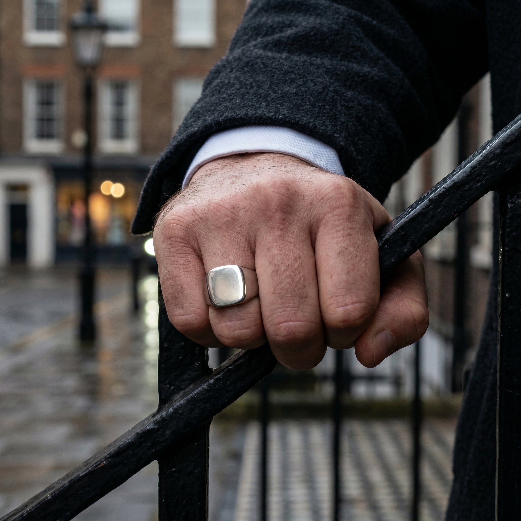 The Elyon Signet — Polished Steel